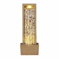 Teamson Home Coastal Seashells Water Fountain with LED Lights