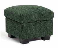 Argos Home Lisbon Fabric Storage Footstool - Green