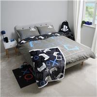 Sony PlayStation Kids Gamers Core Grey Bedding Set - Double