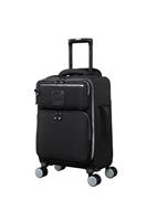 IT Luggage Ashdon 8 Wheel Soft Cabin Suitcase - Black