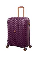 IT Luggage Glitzy Expandable 8 Wheel Hard Medium Suitcase - Cherry