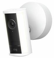Ring Spotlight Cam Pro (2nd Gen) 4K Wired Security Camera - White