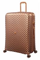 IT Luggage Glitzy Expandable 8 Wheel Hard Extra Large Suitcase - Copper
