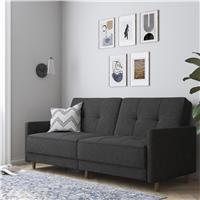 Dorel Andora Fabric Coil Sofa Bed - Grey