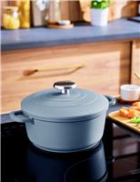 Morphy Richards 2.3 Litre Aluminium Casserole Dish - Blue