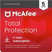 McAfee Software Setup 1Y, 5D - Auto Renewal - Download