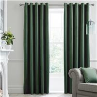 Laurence Llewelyn-Bowen Montrose Blackout Eyelet Curtains - Green - 117x183cm