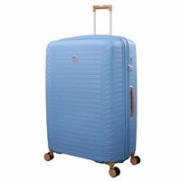 IT Luggage Continuous Expandable 8 Wheel Hard Extra Large Suitcase - Blue