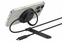 Belkin Qi2 25W MagSafe Compatible Charger with Kickstand - Black