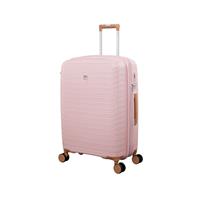 IT Luggage Continuous Expandable 8 Wheel Hard Medium Suitcase - Peach