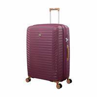 IT Luggage Continuous Expandable 8 Wheel Hard Large Suitcase - Wine