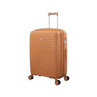 IT Luggage Continuous Expandable 8 Wheel Hard Medium Suitcase - Pumpkin