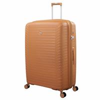 IT Luggage Continuous Expandable 8 Wheel Hard Extra Large Suitcase - Pumpkin
