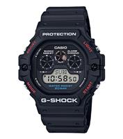 Casio G-Shock Black Dial Black Strap Digital Watch