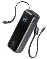 Anker 165W 25000mAh Power Bank with Built-In USB-C Cable - Black