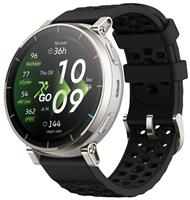 Amazfit Active 3 Premium GPS Smart Watch - Black & Apex Silver