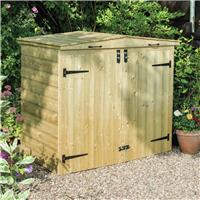 Rowlinson 2 x 240L Apex Double Bin Store