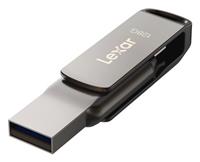 Lexar JumpDrive Dual Drive D400 130MBs USB-C & USB-A Flash Drive - 128GB