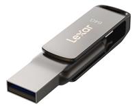 Lexar JumpDrive Dual Drive D400 130MBs USB-C & USB-A Flash Drive - 64GB
