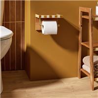 Habitat checkered toilet roll holder