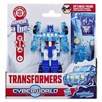 Transformers Cyber Changers Optimus Prime Armoured 4 inch Action Figure