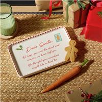 Argos Home Printed Ceramic Christmas Eve Plate