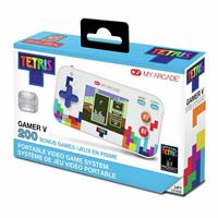 My Arcade Tetris Gamer V Portable Retro Gaming System - White