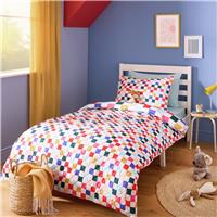 Argos Home Kids Checkerboard Pinsonic Bedding Set - Toddler