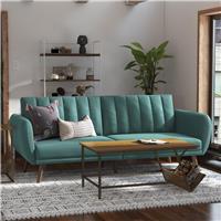 Novogratz Brittany Fabric Clic Clac Sofa Bed - Light Blue