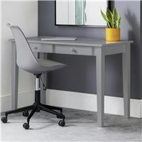 Julian Bowen Carrington 2 Drawer Desk - Grey