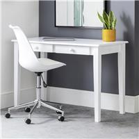 Julian Bowen Carrington 2 Drawer Desk - White