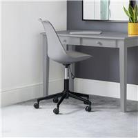Julian Bowen Erika Plastic Office Chair - Black And Grey
