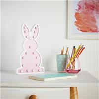 Glow Bunny Kids LED Table Light - Pink