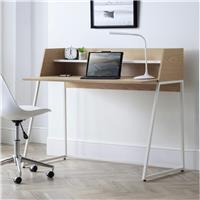 Julian Bowen Palmer Desk - White And Oak