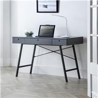 Julian Bowen Trianon 3 Drawer Desk - Grey