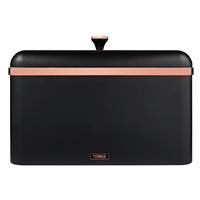 Tower Cavaletto Carbon Steel Bread Bin - Black
