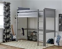 Habitat Brooklyn High Sleeper Bed Frame - Grey