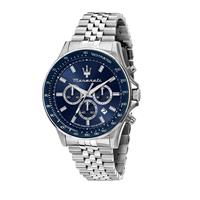 Maserati Sfida Sport Men's Blue Dial Stainless Steel Bracelet Watch