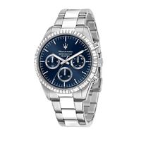 Maserati Competizione Men's Blue Dial Stainless Steel Bracelet Watch