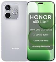 SIM Free HONOR 600 Lite 5G 256GB AI Mobile Phone - Velvet Grey