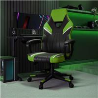 X Rocker Tempest Office Gaming Chair - Black And Green