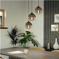 EGLO Ariscani 3 Adjustable Pendant Light - Black
