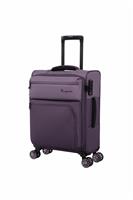 IT Luggage Duo-Tone 8 Wheel Soft Cabin Suitcase - Purple