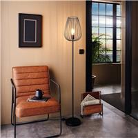 EGLO Newtown Steel Floor Lamp - Black
