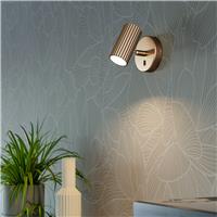 EGLO Portillo Metal Wall Light - Gold