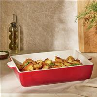 Argos Home Large 37x23cm Red Ceramic Roaster