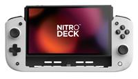 CRKD Nitro Deck Handheld Controller For Nintendo Switch & OLED - White