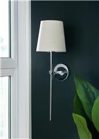 BHS Alena Metal Rechargeable Wall Light - Chrome