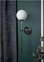 BHS Ariana Metal Rechargeable Wall Light - Chrome