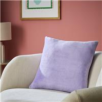 Home Essentials Fleece Cushion Lilac - 43x43cm